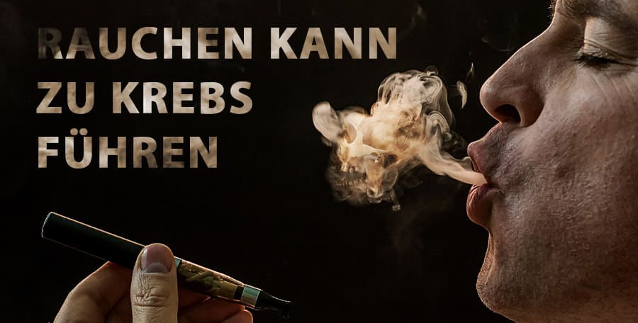 Rauchen kann zu Krebs führen