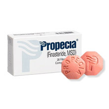 Propecia verpakking en tabletten