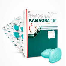 Kamagra verpakking en blisterverpakking Kamagra tabletten
