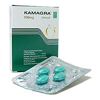 Blister und Packung des Potenzmittels Kamagra 100mg